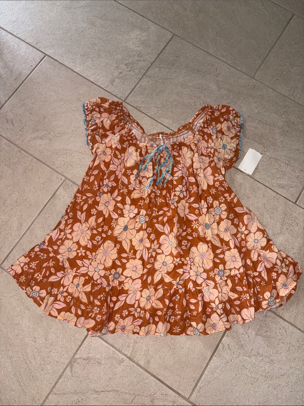 Free People Frankie Floral Tunic